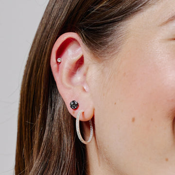 Starlight Sparkle Ball Stud Earrings